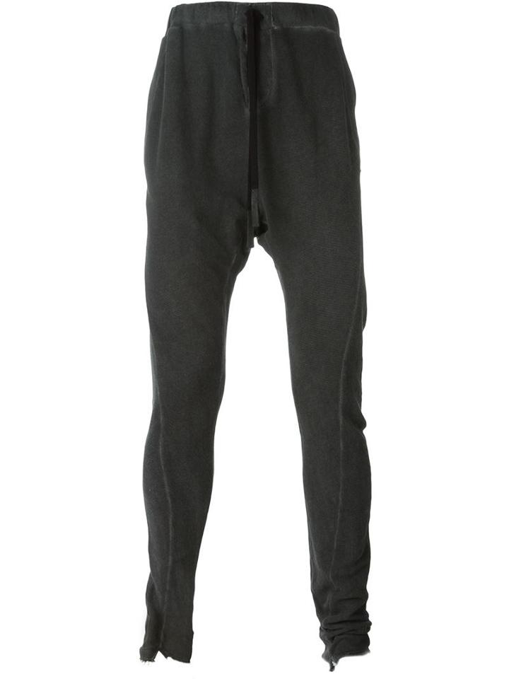 Lost & Found Ria Dunn Drop Crotch Track Pants, Men's, Size: Medium, Grey, Cotton