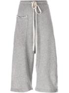Lost & Found Ria Dunn Side Slit Cropped Pants, Women's, Size: Xs, Grey, Cotton