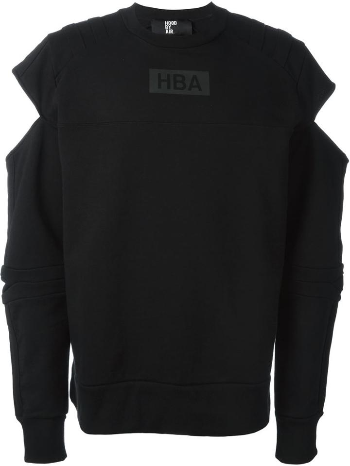 Hood By Air Cut-out Sleeve Sweatshirt