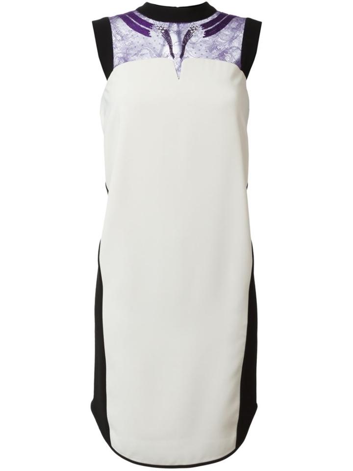 Mame Embroidered Lace Insert Dress