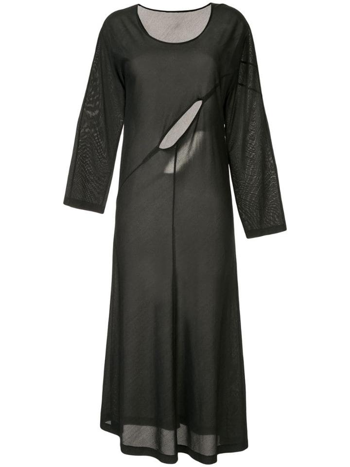 Comme Des Garçons Pre-owned Cut-out Dress - Black