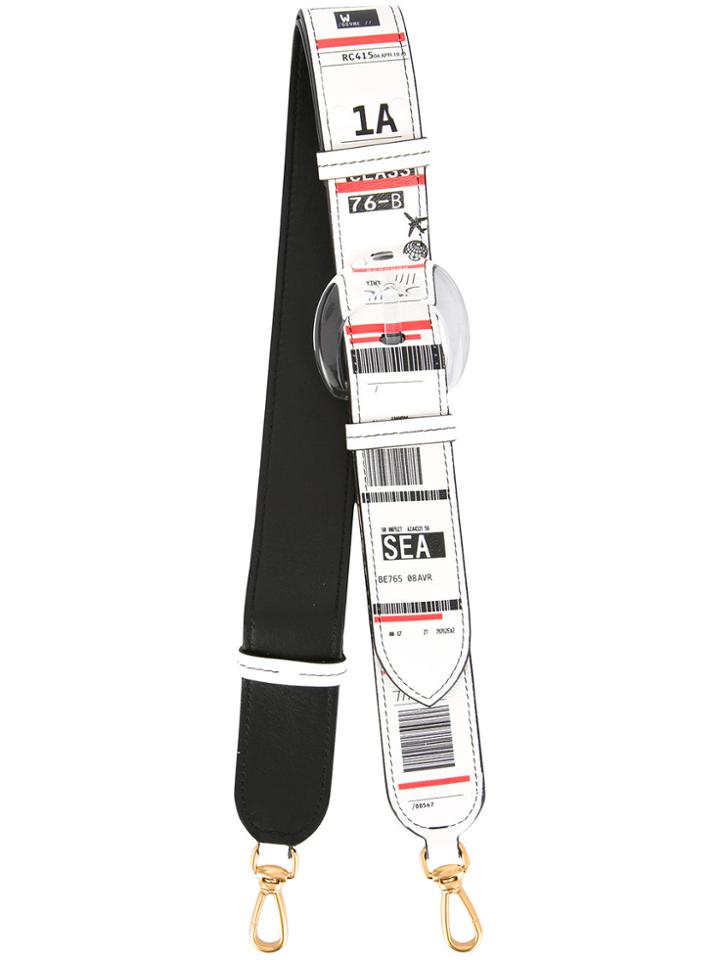 Maison Margiela Printed Bag Strap - White