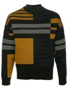 Cerruti 1881 Graphic Mock Neck Sweater - Multicolour