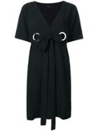 Armani Exchange Black Wrap Dress