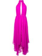 Fleur Du Mal Keyhole Halterneck Dress - Pink