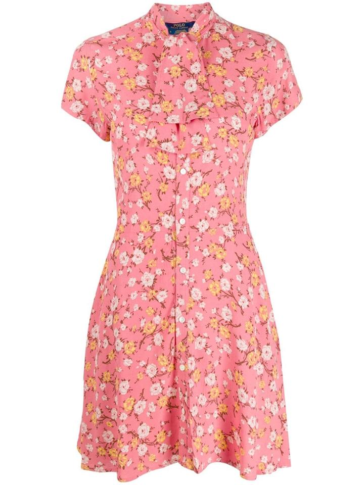 Polo Ralph Lauren Floral Print Dress - Pink
