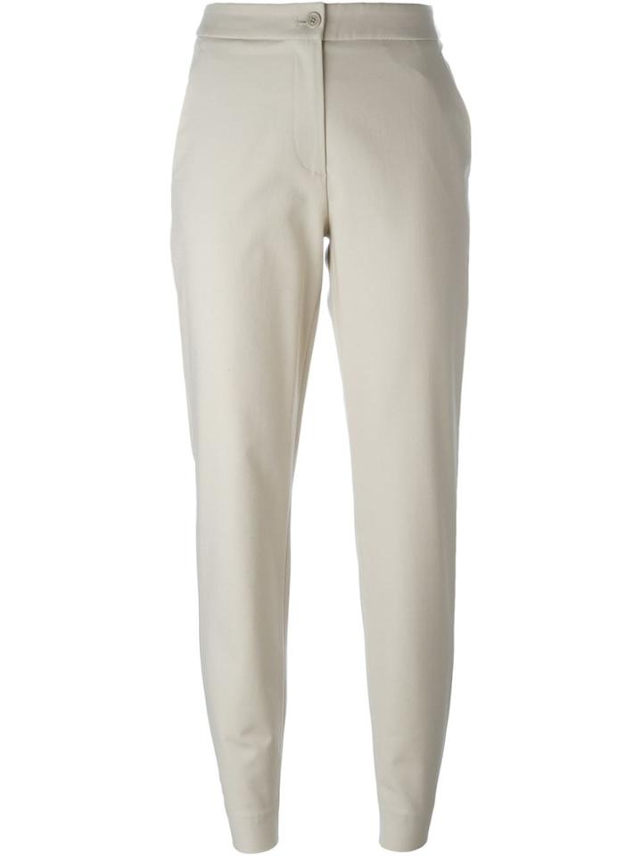 Moschino Slim-fit Trousers - Nude & Neutrals