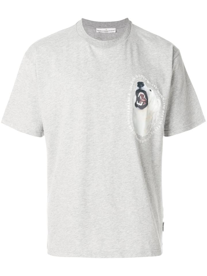Golden Goose Deluxe Brand Logo Patch T-shirt - Grey