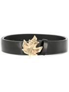 Dsquared2 Leaf Buckle Belt - Black