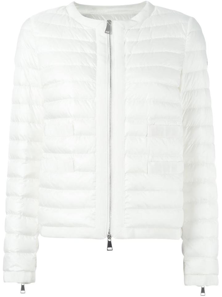 Moncler Alose Padded Jacket, Women's, Size: 2, Nude/neutrals, Polyamide/feather Down