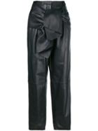 Krizia Tie Front Trousers - Black