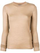 Joseph Fitted Knit Top - Brown