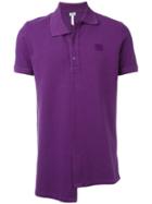 Loewe Asymmetric Hem Polo Shirt, Men's, Size: Small, Pink/purple, Cotton/polyester
