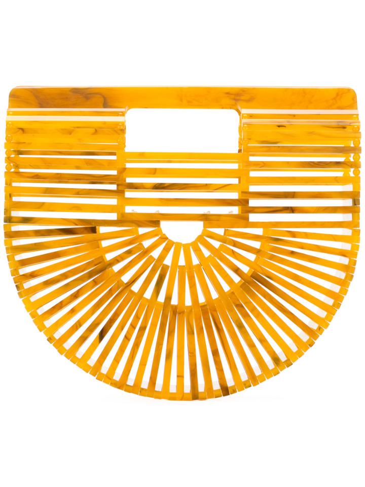 Cult Gaia Ark Clutch - Yellow & Orange