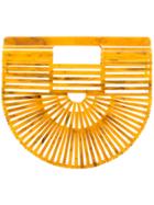 Cult Gaia Ark Clutch - Yellow & Orange