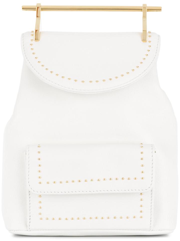 M2malletier Mini M024 Backpack - White