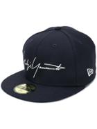 Yohji Yamamoto Logo Embroidered Cap - Blue