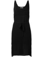 T By Alexander Wang - V-neck Tunic Dress - Women - Silk/polyester - 2, Women's, Black, Silk/polyester