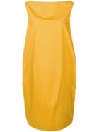 Blanca Square Neck Sleeveless Dress - Yellow & Orange