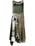 Antonio Marras - Embroidered Shift Dress - Women - Silk/polyester/viscose - 44, Green, Silk/polyester/viscose