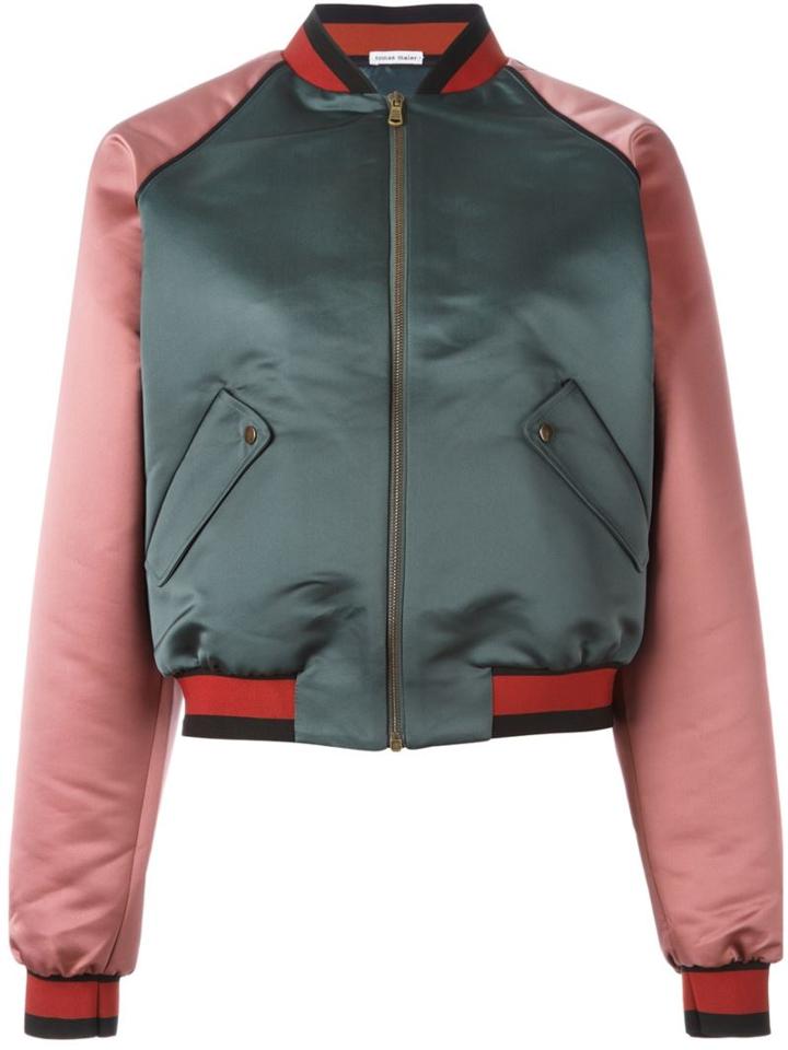 Tomas Maier Colour Block Bomber Jacket