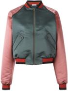 Tomas Maier Colour Block Bomber Jacket