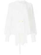Loewe Front Button Placket Blouse - White