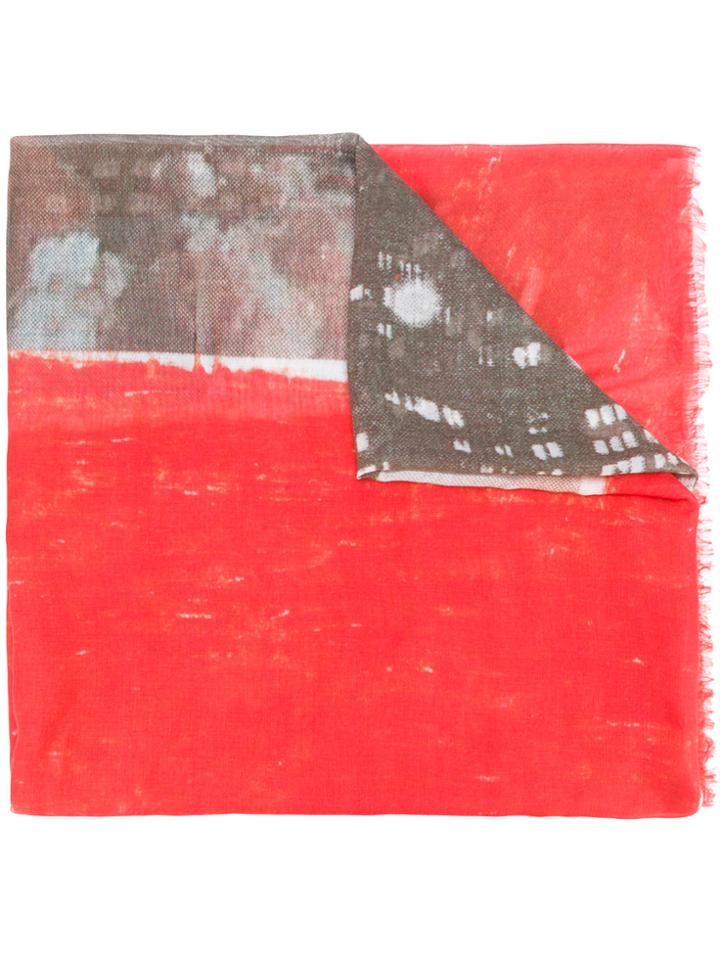 Riccardo Comi Printed Scarf - Grey