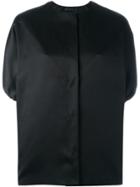 The Row Collarless Jacket - Black