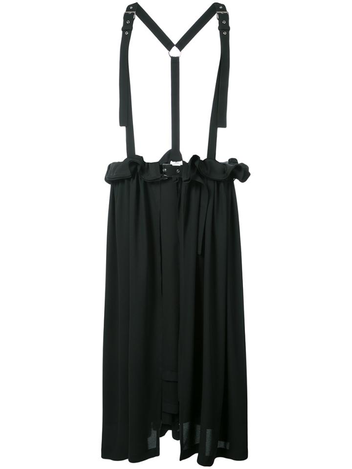 Comme Des Garçons Noir Kei Ninomiya Layered Suspender Trousers - Black