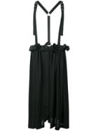 Comme Des Garçons Noir Kei Ninomiya Layered Suspender Trousers - Black