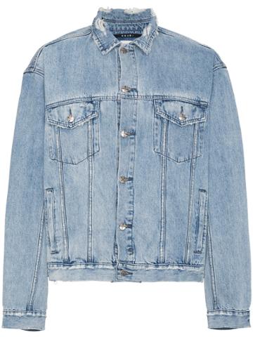 Ksubi Distressed Denim Jacket - Blue