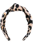 Lele Sadoughi Leopard Print Headband - Multicolour
