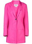 Loewe Botanical Patch Blazer - Pink