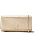 Michael Michael Kors Metallic Logo Clutch