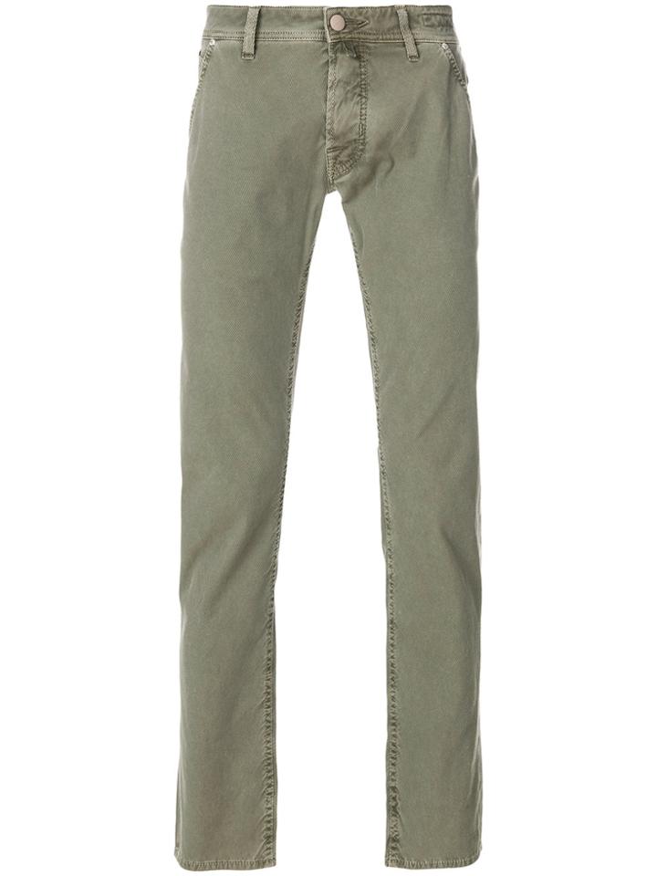 Jacob Cohen Bandana Pocket Slim Fit Jeans - Green