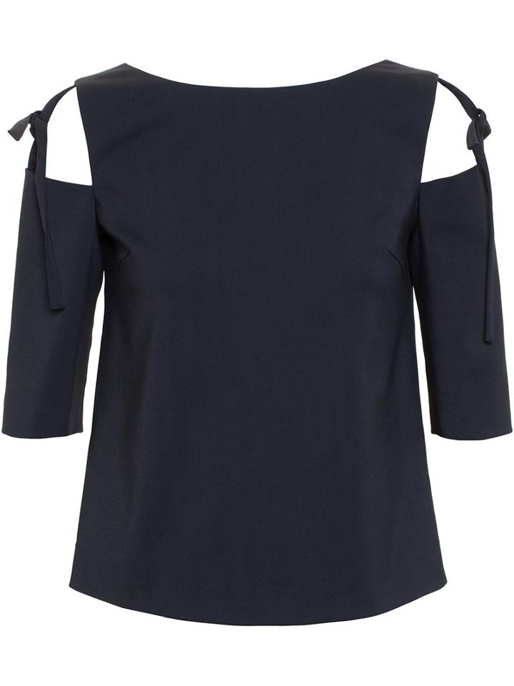Osman Shima Top, Women's, Size: 12, Black, Cotton/polyamide/spandex/elastane