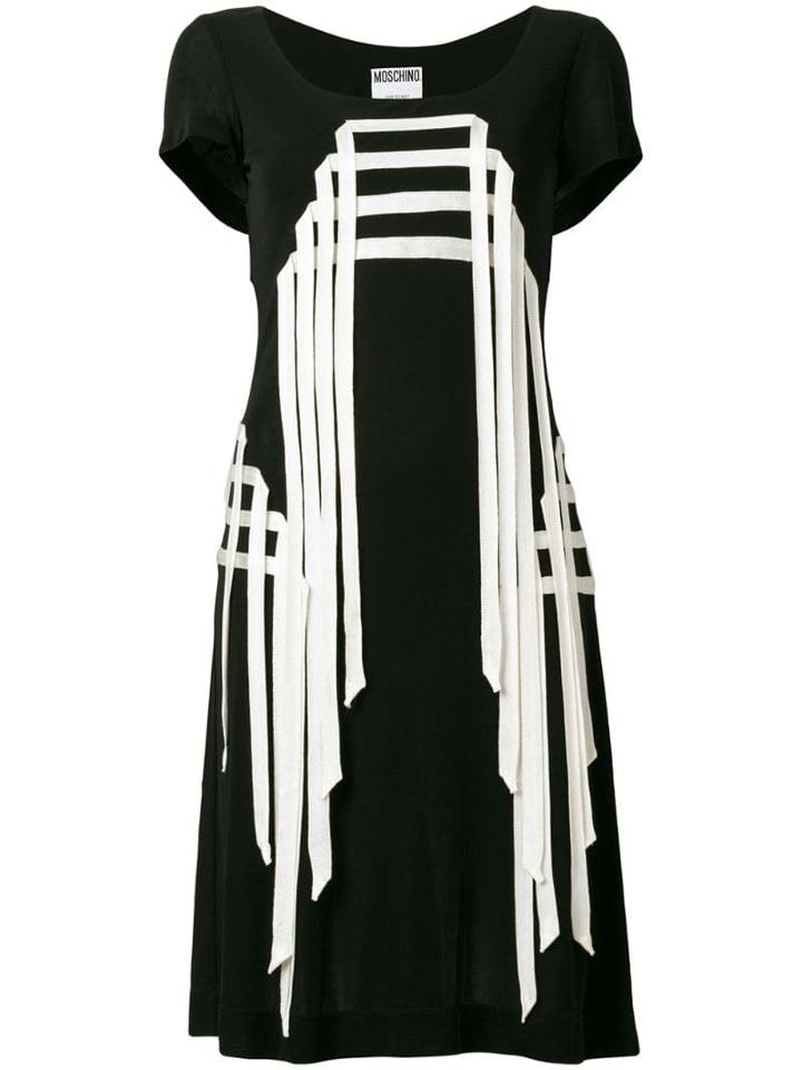 Moschino Pre-owned Hanging Lace Dress - Black