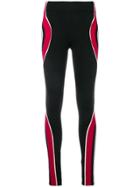 No Ka' Oi Curved Panel Leggings - Black