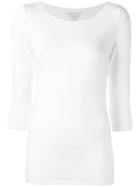 Majestic Filatures Boat Neck T-shirt, Women's, Size: Ii, White, Viscose/spandex/elastane