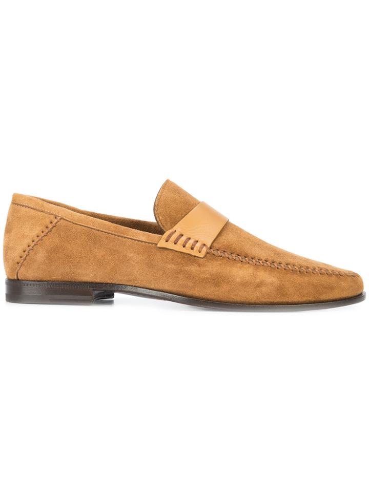 Santoni Paine Loafers - Brown