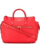 Dsquared2 Medium Twin Zip Tote, Women's, Red, Leather
