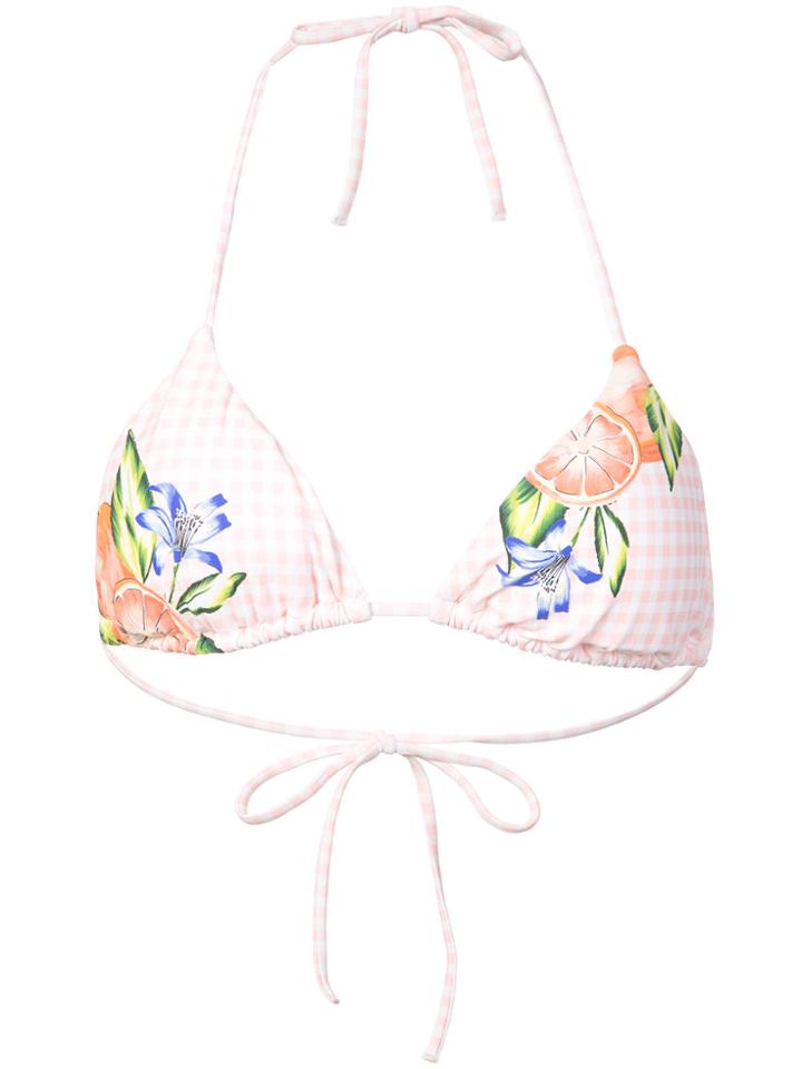 Onia Megan Bikini Top - Yellow & Orange