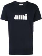 Ami Alexandre Mattiussi - Ami Print T-shirt - Men - Cotton - Xl, Blue, Cotton