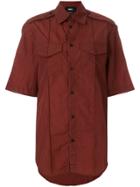 Yang Li Oversized Shortsleeved Shirt - Red