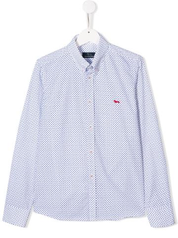 Harmont & Blaine Junior Floral Print Shirt - White