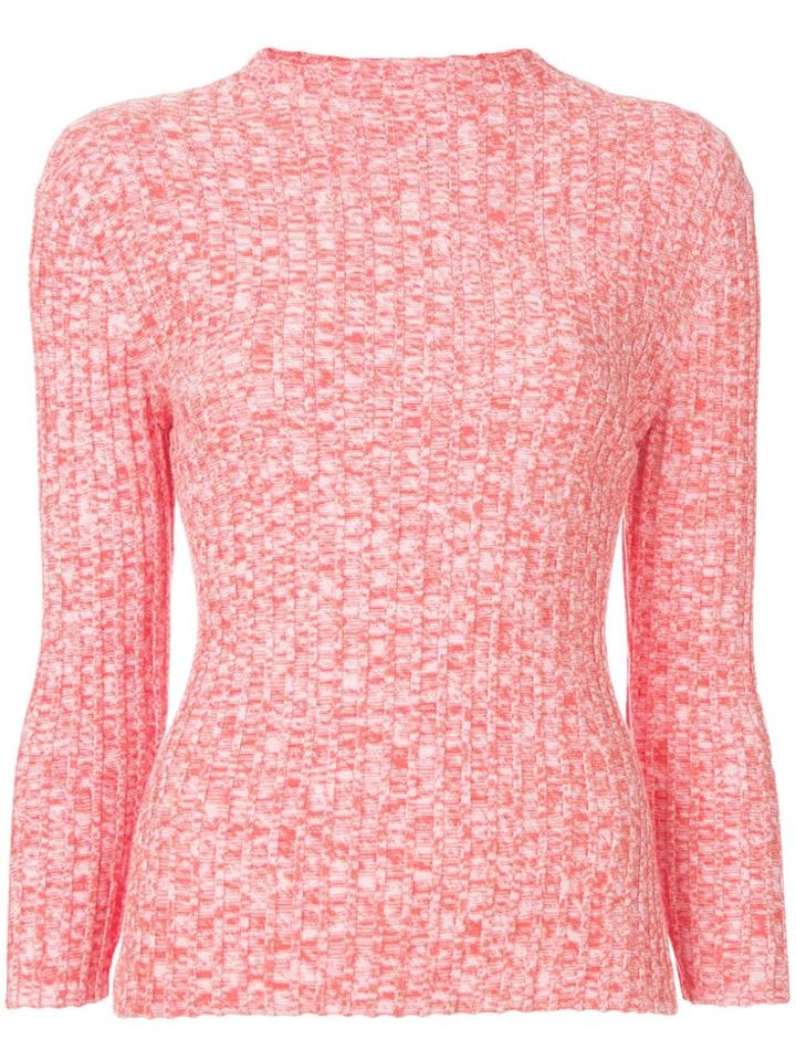 Ports 1961 Ribbed Mélange Top - Yellow