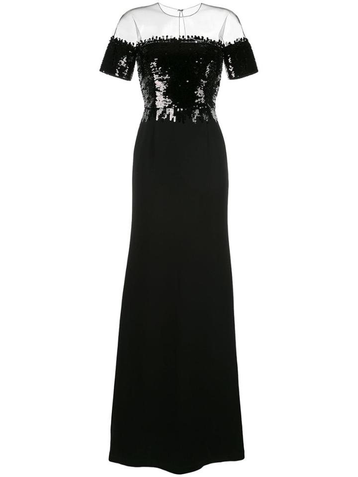 Sachin & Babi Fiona Gown - Black