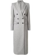 Alexander Mcqueen Double Breasted Coat - Grey