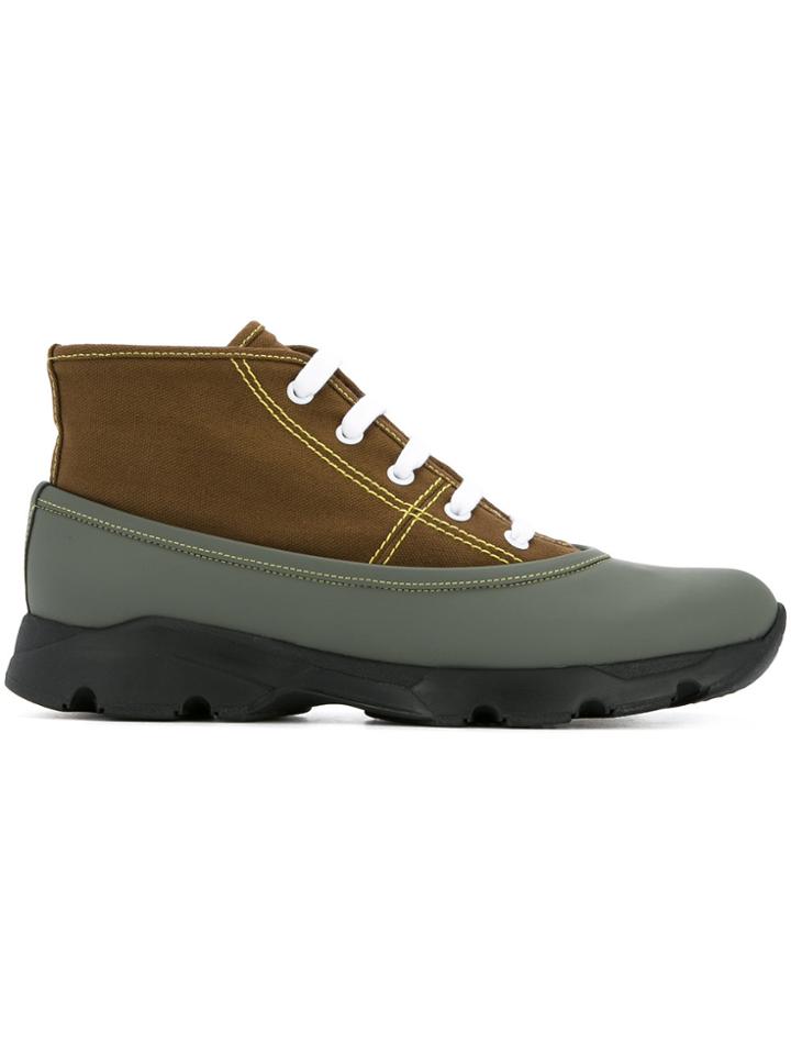 Marni Two Tone Sneakers - Brown